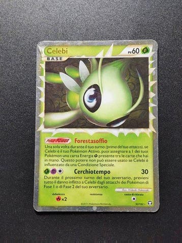 Pokémon - 4 Card - Celebi Prime Cosmo Holo - Blissey Prime