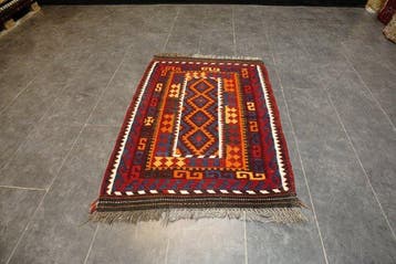 Afghan Kelim - Tapijt - 130 cm - 100 cm, Maison & Meubles
