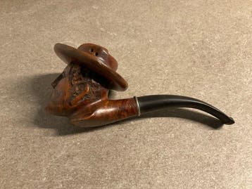 Mountie - Sans prix de réserve - Pipe - Bruyère, Laiton,, Nieuw