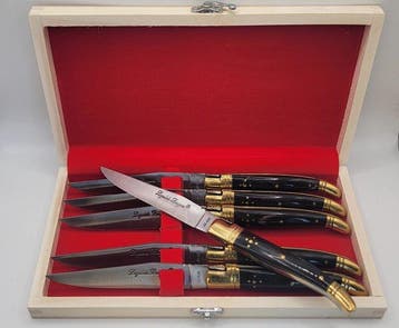 Laguiole Bougna - Ensemble de couteaux de table - Acier -