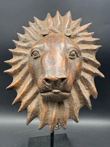 Grote luipaardmasker - Yoruba - Nigeria (Zonder
