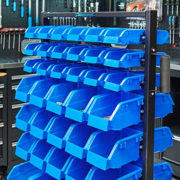 Datona Verrijdbaar opbergrek met bakken - Datona, Doe-het-zelf en Bouw, Ophalen of Verzenden, Nieuw