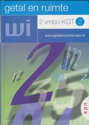Getal en Ruimte 2 deel 2 VMBO-KGT, Verzenden, Nieuw