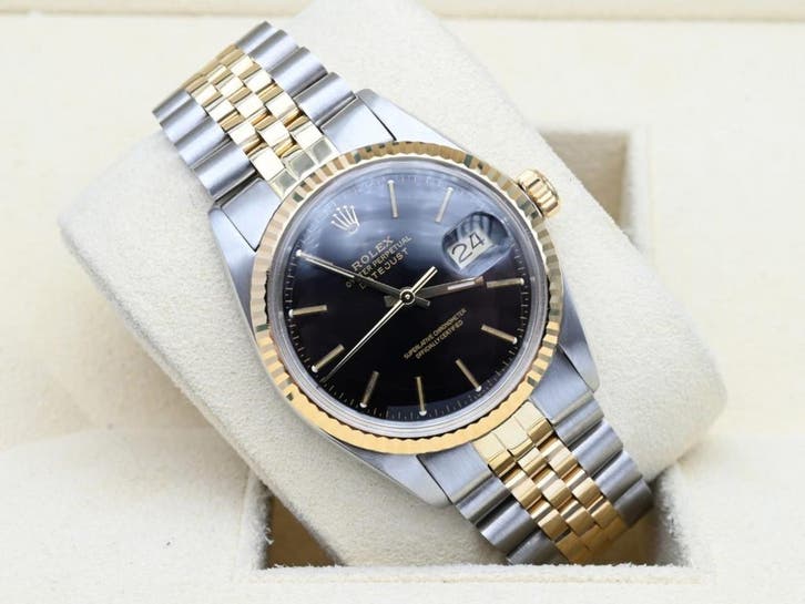Rolex Datejust Ref. 16013 Year 1979 (Box & Papers), Bijoux, Sacs & Beauté, Montres | Hommes, Enlèvement ou Envoi