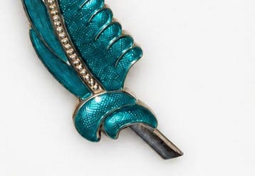 Zonder minimumprijs - Broche Zilver - Aksel Holmsen –