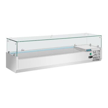 Polar G-serie opzetkoelvitrine 5x GN 1/3 en 1x GN 1/2, Verzenden