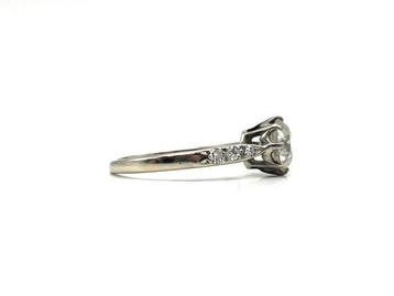 Sans prix de réserve - Bague - 18 carats Or blanc - 1.23ct., Handtassen en Accessoires, Nieuw