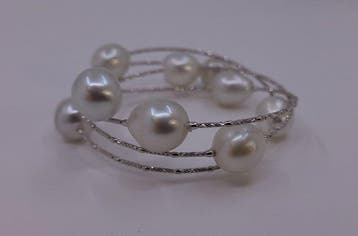 Armband - 18 karaat ALGT-gecertificeerde witte, Bijoux, Sacs & Beauté