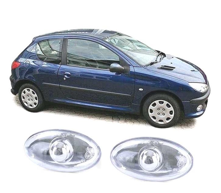 CLIGNOTANTS LATÉRAUX PEUGEOT CITROEN TOYOTA BLANC, Auto-onderdelen, Verlichting, Verzenden