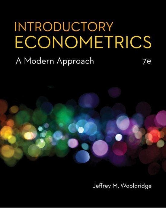 Introductory Econometrics 9781337558860 Jeffrey Wooldridge, Boeken, Taal | Engels, Zo goed als nieuw, Verzenden