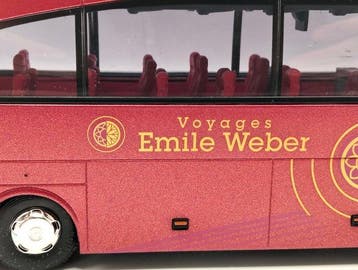 Rietze 1:43 - Bus miniature - 14103 - Mercedes-Benz Travego, Hobby & Loisirs créatifs