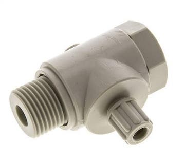 6x4mm & G1/2'' Pp L-Vorm Knelfitting Buitendraad Banjo Bout, Verzenden, Nieuw