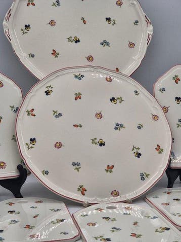 Villeroy & Boch – Petite Fleur Servier-Set – Vitro-Porzellan, Antiquités & Art