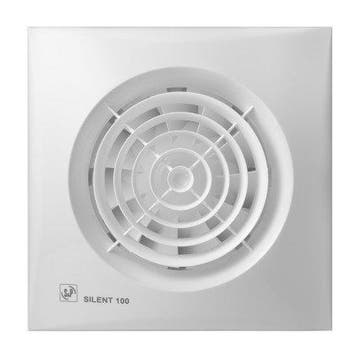 S&P Silent Badkamer & toilet ventilator incl. trekkoord, Verzenden