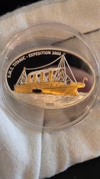 Liberia. 10, 25 Dollars 2005 TITANIC Expedition 2000 Proof