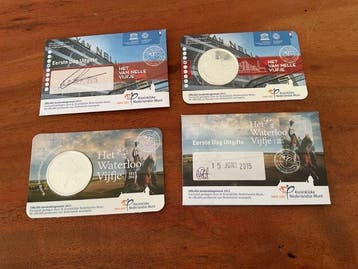 Nederland. 5 Euro 2015/2016 Eerste Dag Uitgifte (5 stuks)