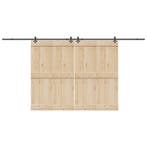 vidaXL Doos met onderdelen voor schuifdeur 427 cm staal, Verzenden, Nieuw