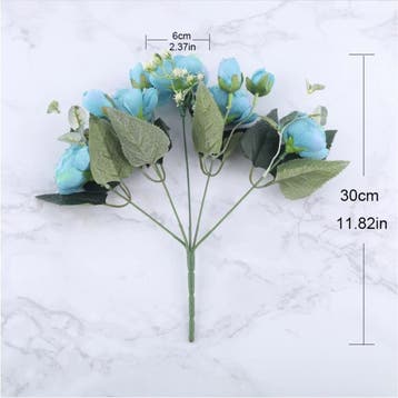 Kunst Boeket - Zijden Rozen Roos Bloemen Luxe Boeketten, Verzenden, Nieuw