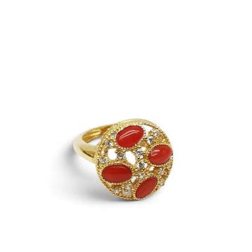 Koraal - Argento 925 - Ring - Italiaans handwerk