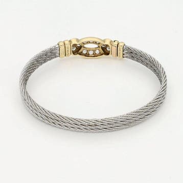 Fred - Bracelet - 18 carats Or jaune, Acier Diamant