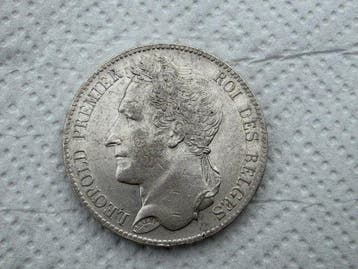 België. Leopold I. 5 Francs 1833 position B / 1853, 7 coins