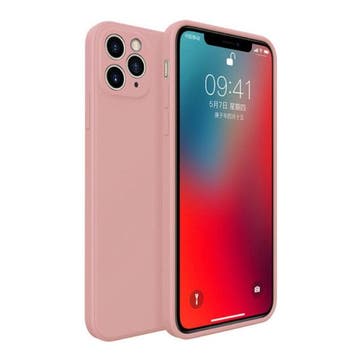 iPhone XS Max Square Silicone Hoesje - Zachte Matte Case, Verzenden, Nieuw