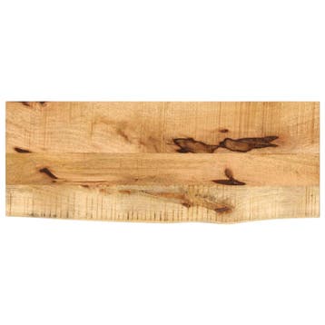 vidaXL Tafelblad met natuurlijke rand 80x20x2,5 cm massief, Verzenden