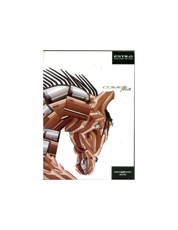 2011 MARUTI SUZUKI ESTILO BROCHURE ENGELS, Boeken, Auto's | Folders en Tijdschriften, Ophalen of Verzenden