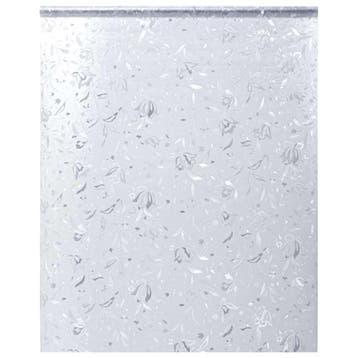 vidaXL Raamfolie bloemenpatroon mat 90x500 cm PVC, Verzenden