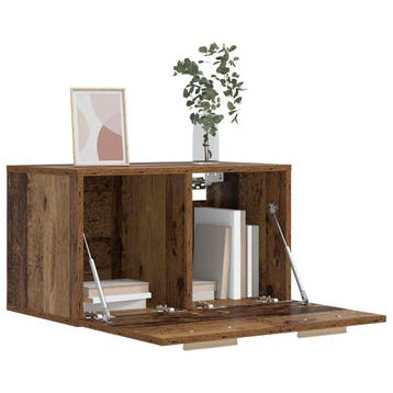 vidaXL Wandkast 60 x 36,5 x 35 cm Bewerkt hout Oud hout, Huis en Inrichting, Verzenden, Nieuw