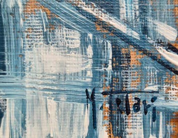 Michele Telari - Street of New York, Antiquités & Art, Art | Peinture | Moderne