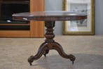 Table - Acajou - Table à voile circulaire - H : 80 cm