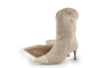Josh V Enkellaarzen in maat 38 Beige, Verzenden, Beige, Lage of Enkellaarzen, Zo goed als nieuw