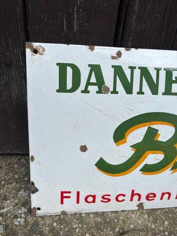 Dannenberger Bier - Dannenberger Bier Emaillebord 50x25 cm -