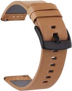 DrPhone LB1 – Universele 18mm Lederen Armband – Polsomtrek, Handtassen en Accessoires, Smartwatches, Verzenden, Nieuw