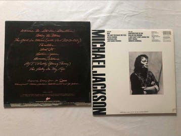 Michael Jackson - Thriller + Bad - LP albums (meerdere, Cd's en Dvd's, Nieuw in verpakking