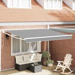 vidaXL Inklapbaar Zonnewering Frame Wit 300 x 250 cm, Tuin en Terras, Zonneschermen, Verzenden, Nieuw