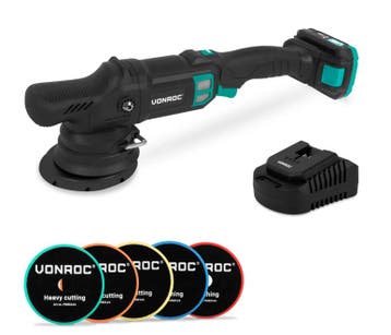 2dekans | VONROC PRO Excentrische Polijstmachine 20V - 125, Ophalen of Verzenden, Nieuw