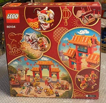 Lego Set - 80104 - Seasonal, Minifigures - Lion Dance, Nieuw