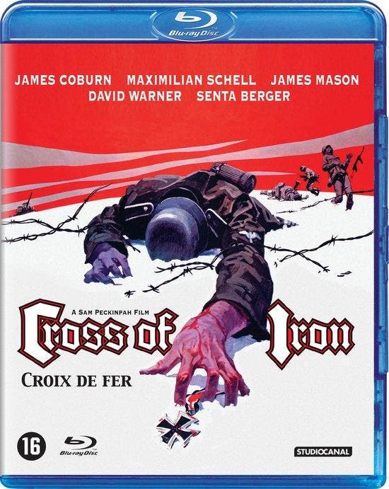 Cross of iron (blu-ray tweedehands film), CD & DVD, Blu-ray, Enlèvement ou Envoi