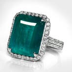 Sans prix de réserve - Bague - 14 carats Or blanc, IGI 11,25, Nieuw