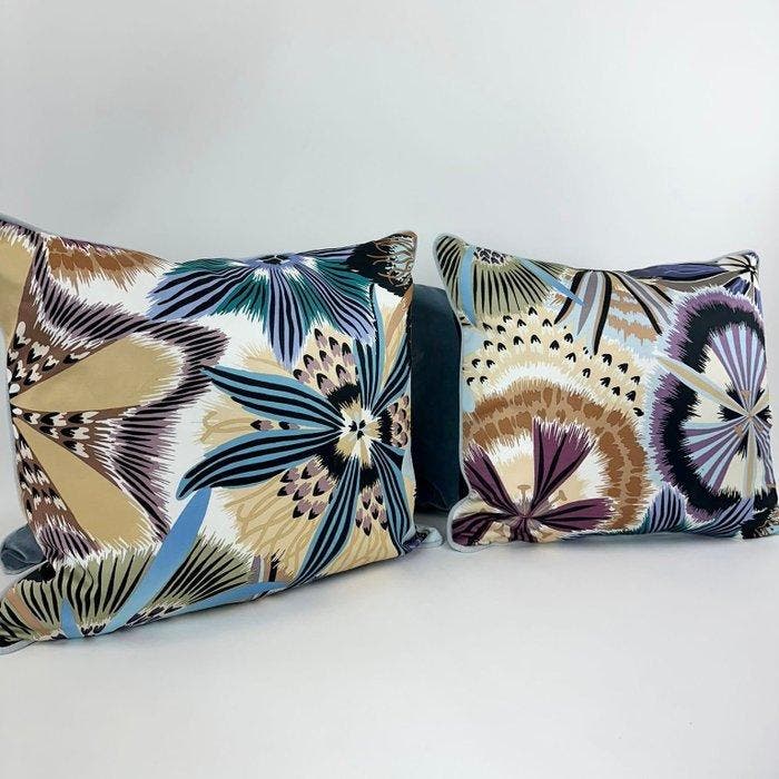 Missoni “Passiflora Giant” - Kussen (4), Antiek en Kunst, Antiek | Tapijten, Tafelkleden en Textiel