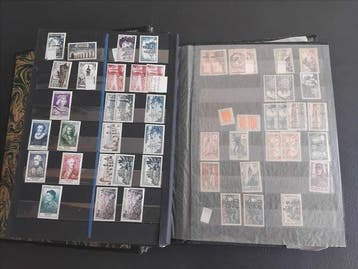 France 1951/1970 - Classeur de stock de timbres neufs de, Gestempeld