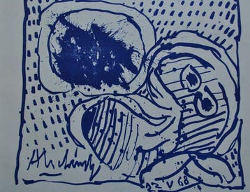 Pierre Alechinsky (1927) - Mai 1968 : Il est pour létudiant