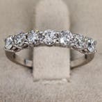 Zonder minimumprijs - Ring - 14 karaat Witgoud - 1.08ct. tw.