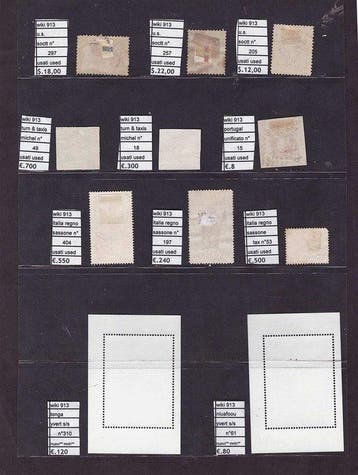 Monde 1850 - Très belle collection de timbres du monde, Postzegels en Munten, Gestempeld