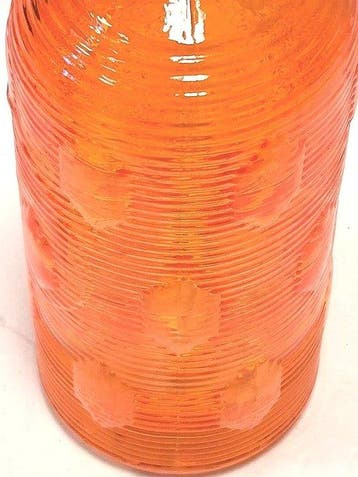 Bouteille - Siphon orange psychédélique