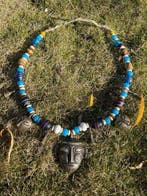 Indiase Naga-stijl gezichts-glas-halsketting - Naga - Naga -
