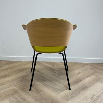 Bene Rondo design stoel van Christian Horner,  groen -  hout, Huis en Inrichting, Gebruikt, Hout, Eén