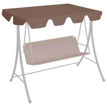 vidaXL Vervangingsluifel voor schommelbank 150/130x105/70 cm, Verzenden
